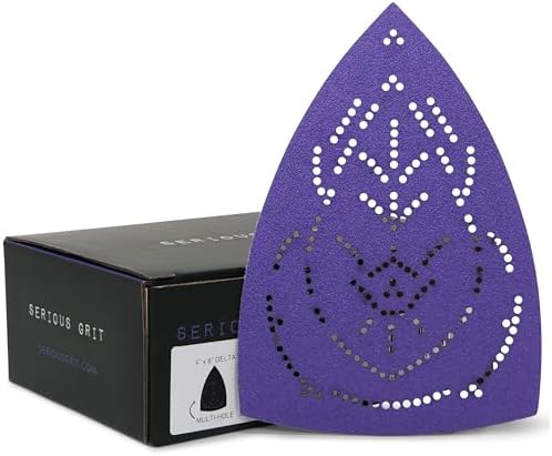 Serious Grit - 4" x 6" Delta P80 Grit Ceramic Sanding Sheets - 50 Pack Box