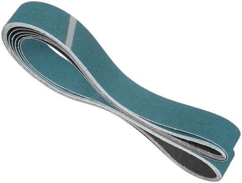6 Pcs Sanding Belts 2-1/2 x 60 Inch 80 Grit Zirconia