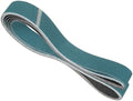 6 Pcs Sanding Belts 2-1/2 x 60 Inch 80 Grit Zirconia