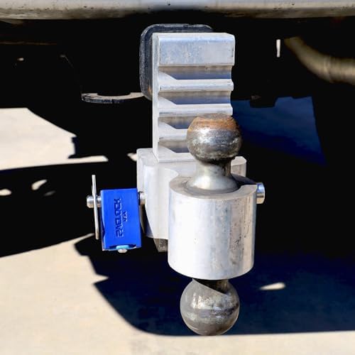PACLOCK's 80-Series Trailer Hitch Lock, UCS, 400" Pin for 4" Receivers, High Performance 6-Pin Cylinder, One Lock Keyed to a Number U-Pick! w/ 2 Keys, Black