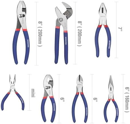 7-piece WORKPRO Pliers Set & WORKPRO Pliers & Wrench Set