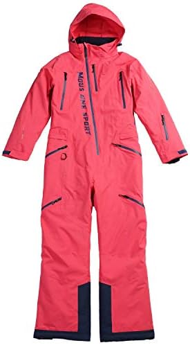 Women One Pieces Ski Suits Waterproof Warm Insulated Ski Jumpsuit Removable Hood Snowsuit for Snow Sport
