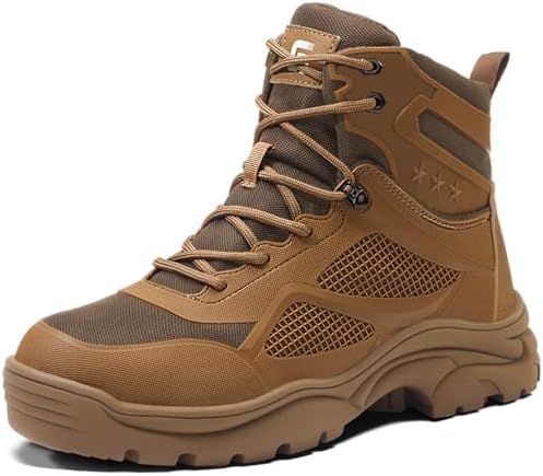 Steel Toe Boots for Men Work Indestructible Safety Boots