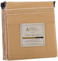 Jessica Sanders Premier 1800 Series 4pc Bed Sheet Set - King, Camel Gold, - Jessica Sanders Embroidery