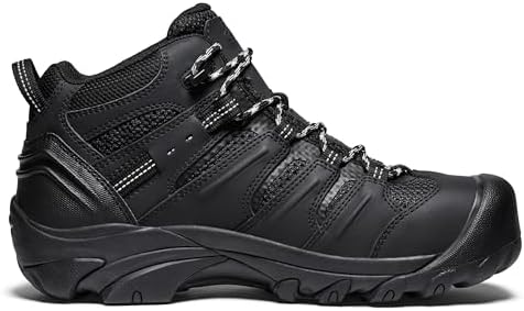 KEEN Utility Men's Lansing Mid Height Steel Toe Waterproof Work Boots