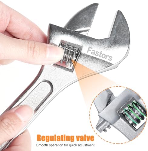 7-Pack Adjustable Wrench & Joint Pliers,Tongue and Groove Plier Set with Adjustable Wrench Set for Home Repair,Forged Steel Anti-Slip Comfortable Grip Handle