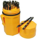 Norseman Super Premium Magnum 29 Piece Drill Bit Set - Orange Ultradex - 46962-135 Degree Split Point - Round Shank With Three Flats