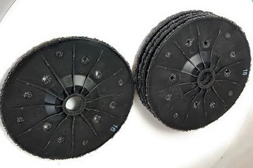 SIGNI 5 Pack SiC Plastic Back Grinding Wheel for Granite/Marble/Concrete and Glasses (7 INCH, 16 GRIT)