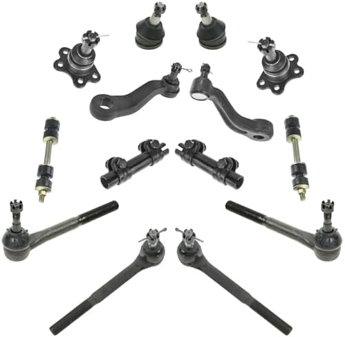 TRQ Front Steering & Suspension Kit Ball Joint Idler Arm Pitman Arm Sway