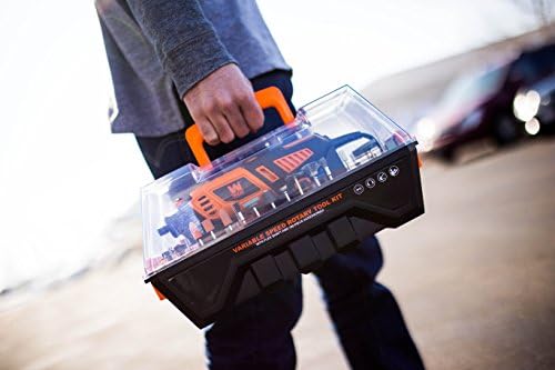 WEN 23190 1.3-Amp Variable Speed Steady-Grip Rotary Tool with 190-Piece Accessory Kit, Flex Shaft, and Carrying Case, Multicolor,(Pack of 4)