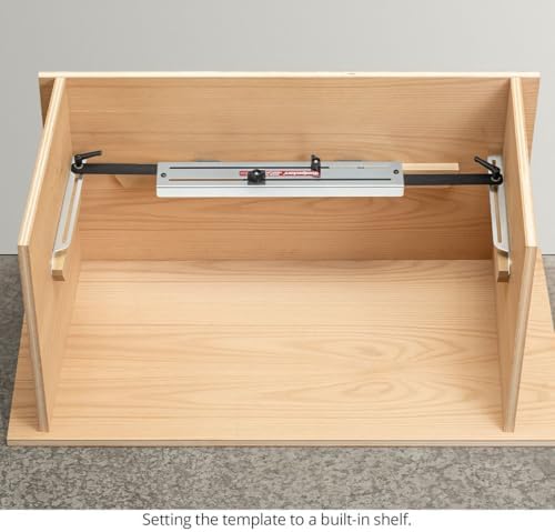 Woodpeckers Stair Tread Template Tool, Adjustable Gauge for Steps, Shelves & Out-of-Square Walls, 20-1/4" to 52" Range, Steel Construction, USA Made - STTT