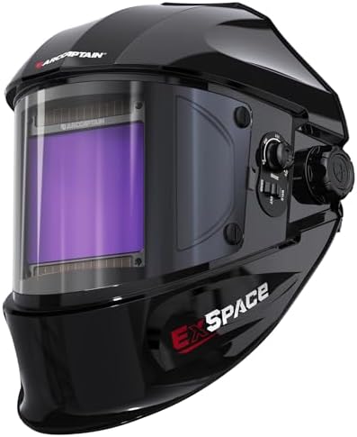 ARCCAPTAIN Welding Helmet, 3.94"×3.66" Auto Darkening Welding Hood