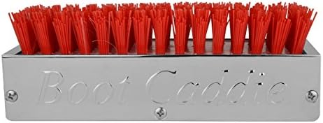 GG Grand General Chrome Aluminum 7-1/2" (L) x 2-5/8" (H) x 3" (D) Boot Caddies (98984), Red brush w/amber/amber led
