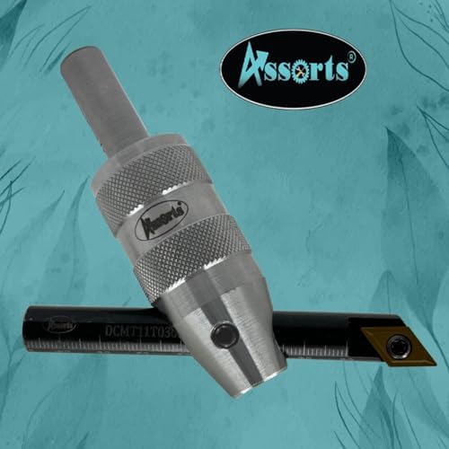 New Developed Fly Cutter with 1/2" (12.7 mm) Straight Shank & Indexable Boring Bar – Includes 10 PCS DCMT 11T304 Inserts,Plastic Case | Perfect for Facing & Boring | Watch Video for Details