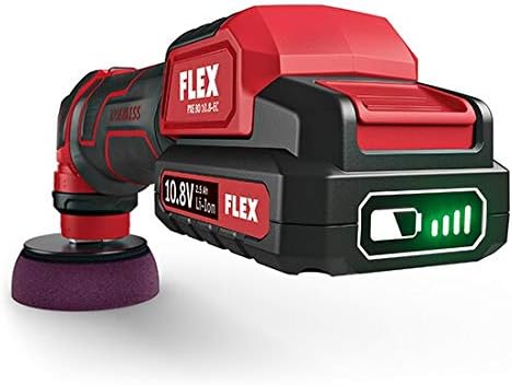 The Clean Garage FLEX PXE 80 12.0 Set - Cordless Mini Nano Polisher Kit 2 Batteries