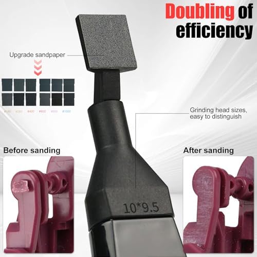 Reciprocating Sander USB Quick Charging Electric Sanding Pen with 8pcs Sanding Head 3 Gears Adjustable Mini Pen Sander Tool Portable Polishing Machine for Small Sandings Precision Polishing DIY
