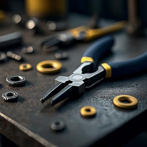 Professional 8" Weliding Pliers, Sharp MIG Pliers for Rust Resistant, Long Nose with Anti-slip Handle - Durable and Effecient (1pc)