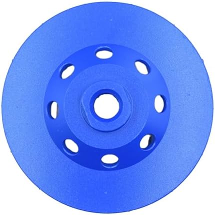 5 in.x5/8-11 in. Plate 14 Segments Turbo Shape Diamond Grinding Cup Wheel for Concrete and Stone (5 Inch 5/8"-11 Threaded)