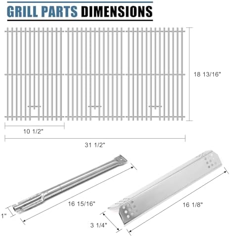 Grill Parts for Jenn-Air 720-0727 720-0720 720-0709B 720-0709, Kitchenaid 720-0709C 720-0826, Repair Kit Replacement for Jenn Air 720-0709B 720-0727 5 Burner Gas BBQ Grill