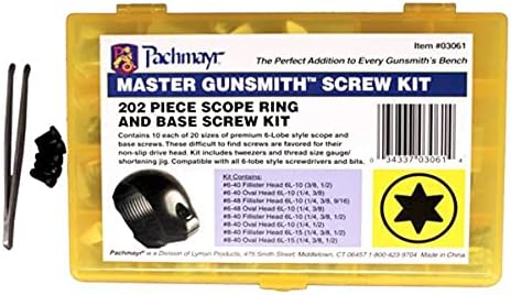 Pachmayr Master Gunsmith Torx-Style Ring and Base Screw Kit
