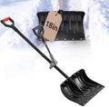 VEVOR 18" Poly Snow Shovel for Driveway with Assisted Handle