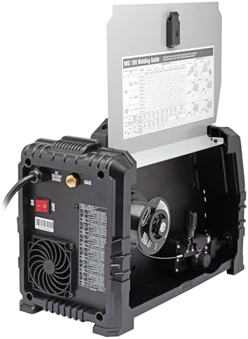 Rockwood MIG 160 Multi-Process Flux Core MIG and Stick Welder Welding Machine | 110V/220V Dual Voltage Advance Inverter Technology | TIG MIG Weld Ready | User-Friendly Digital Controls