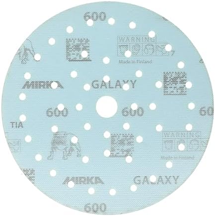 Mirka Sandpaper Galaxy Multifit 6 inch Grit 600 50 Discs