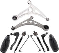 TRQ Front Steering & Suspension Kit Control Arm with Ball Joint Steering