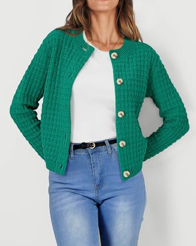 PRETTYGARDEN Women's Fall Lightweight Cardigan Sweaters