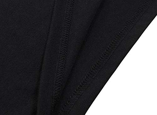 Berydress Women's 3/4 Sleeve V Neck Casual Party Work Faux Black Wrap Dress