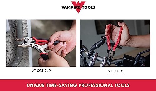 VAMPLIERS 2-PC Screw Extractor Pliers Set 7.5" Locking Pliers+ 8" Linesman