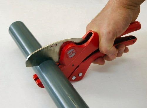 MCC - 2'' PVC / CPVC Pipe Tubing Cutter (One Hand, Quick Release) Cuts Up To (up to 2 1/2 inches) Irrigation, Plumbing & Auto