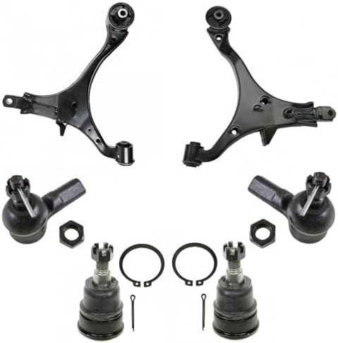 TRQ Front Steering & Suspension Kit Ball Joint Control Arm Tie Rod