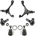 TRQ Front Steering & Suspension Kit Ball Joint Control Arm Tie Rod