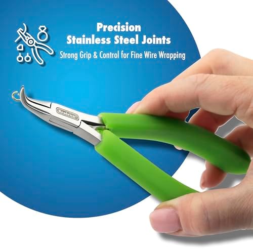 Beadalon Designer Series Slim Pliers - Flat Nose, Lime Green