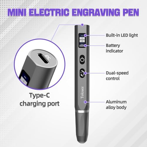 Electric Engraving Pen for Metal, Wood, Glass, Plastic,Carving Tools