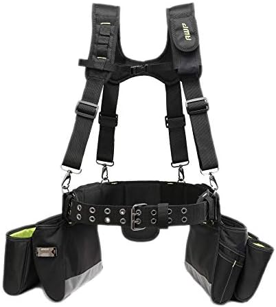 AWP Tool Belt Tool Rig, Durable Premium Utility Belt Organizer for Men & Women, Utility Work, Electrician, Mechanic