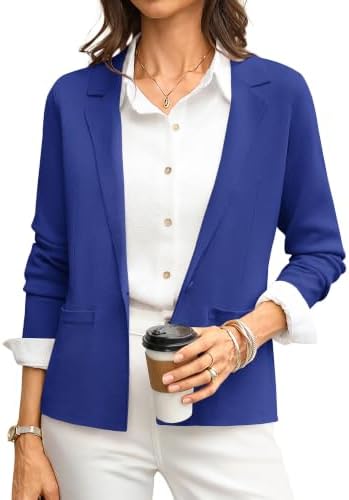 GRACE KARIN Womens Sweater Blazer Jackets Business Casual Work Cardigan