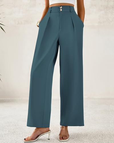 BTFBM Wide Leg Dress Pants Women Business Casual Outfits