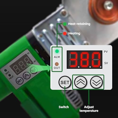 Plastic Water Pipe Welder for PP, PP-R, PE, PP-C - Poly Pipe Fusion Machine - PVC Pipe Heater - 110V Pipe Welding Equipment