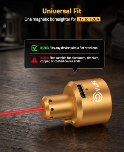 CVLIFE Rechargeable Green/Red Laser Bore Sight Magnetic Bore Sight Laser