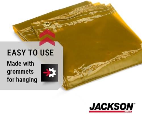 Jackson Safety Transparent Welding Curtain for Sparks & Spatter - NFPA 701