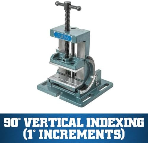 Wilton Cradle-Style Angle Drill Press Vise, 3" Jaw Width & Opening, 1-1/8" Jaw Depth (Model CR3)