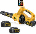 Cordless Leaf Blower, 750 CFM Electric Blower with 2 x 6.5Ah Batteries