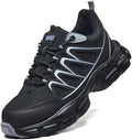 Hogent Steel Toe Shoes for Men Women - Non Slip & Lightweight Work Shoes