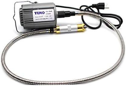 TEMO Polishing Rotary Grinder w Foot Pedal and Flexible Shaft, 5/32" chuck