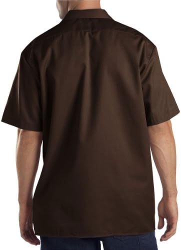 Dickies Men’s Short Sleeve Work Shirt – Durable Twill Button Down Shirts for Men, Lightweight Uniform for Daily Wear