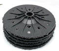 SIGNI 5 Pack SiC Plastic Back Grinding Wheel for Granite/Marble/Concrete and Glasses (7 INCH, 8 GRIT)