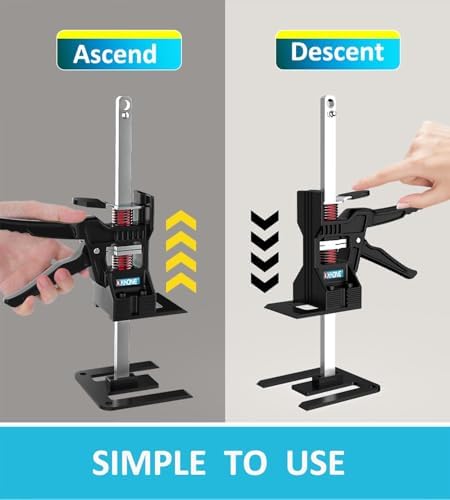 Upgraded Labor Saving Arm Jack(2 Pcs) with Storage Case
