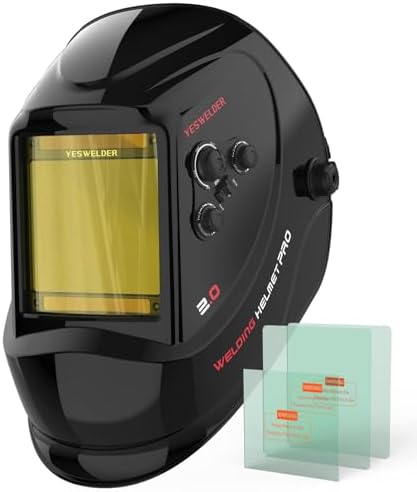 YESWELDER Auto Darkening Welding Helmet, Large View, LYG-M800H